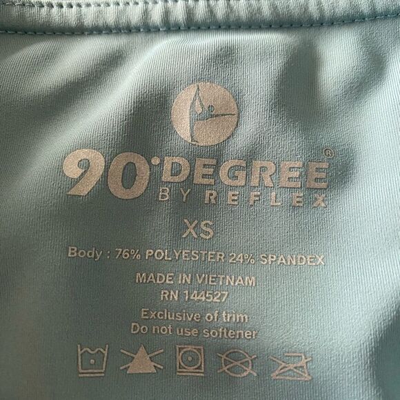 90 degree by Reflex Leggings Aqua Blue size XS - Picture 3 of 6